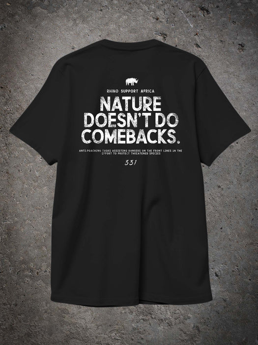 "NATURE DOESN‘T DO COMEBACKS" Oversize Shirt