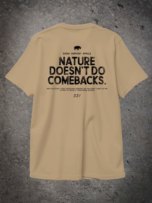 "NATURE DOESN‘T DO COMEBACKS" Oversize Shirt